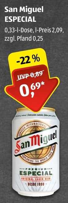 Bier bei ALDI SÜD in Selb Bier im Angebot bei ALDI SÜD Selb für 0,69 €