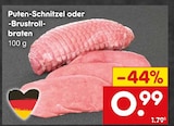 Puten-Schnitzel oder -Brustrollbraten im Angebot bei Netto Marken-Discount in Halberstadt Puten-Schnitzel oder -Brustrollbraten Angebote bei Netto Marken-Discount Halberstadt für 0,99 €
