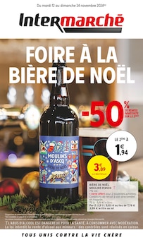 Prospectus Intermarché en cours, "FOIRE À LA BIÈRE DE NOËL", page 1 sur 8