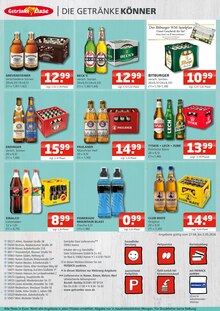 Bier im Getränke Oase Prospekt "Aktuelle Angebote" mit 4 Seiten (Rheda-Wiedenbrück)