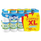 Lait U.H.T. Bio "Format XL" - LACTEL en promo chez Carrefour Troyes à 13,50 €