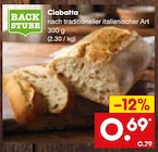 Ciabatta von Backstube im aktuellen Netto Marken-Discount Prospekt