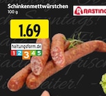 EDEKA - Schinkenmettwürstchen Angebot im Prospekt Schinkenmettwürstchen bei EDEKA im Prospekt "" für 1,69 €