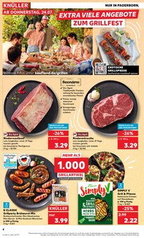 Fleisch im aktuellen Kaufland Prospekt (Paderborn) Fleisch im Kaufland Prospekt "EXTRA-ANGEBOTE" mit 8 Seiten (Paderborn)