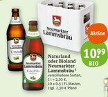 Naturland oder Bioland Neumarkter Lammsbräu von Neumarkter Lammsbräu im aktuellen tegut Prospekt für 10,99 €