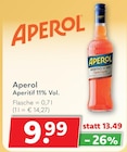 Getränkeland - Aperol Angebot im Prospekt Aperol bei Getränkeland im Prospekt "" für 9,99 €