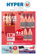 Catalogue Hyper U à Vaujours, avec 72 pages Prospectus Hyper U à Vaujours, "Foire aux vins de printemps", 72 pages, 04/05/2021 - 15/05/2021