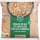 Perles de blé et lentilles vertes cuisinées - PICARD dans le catalogue Picard