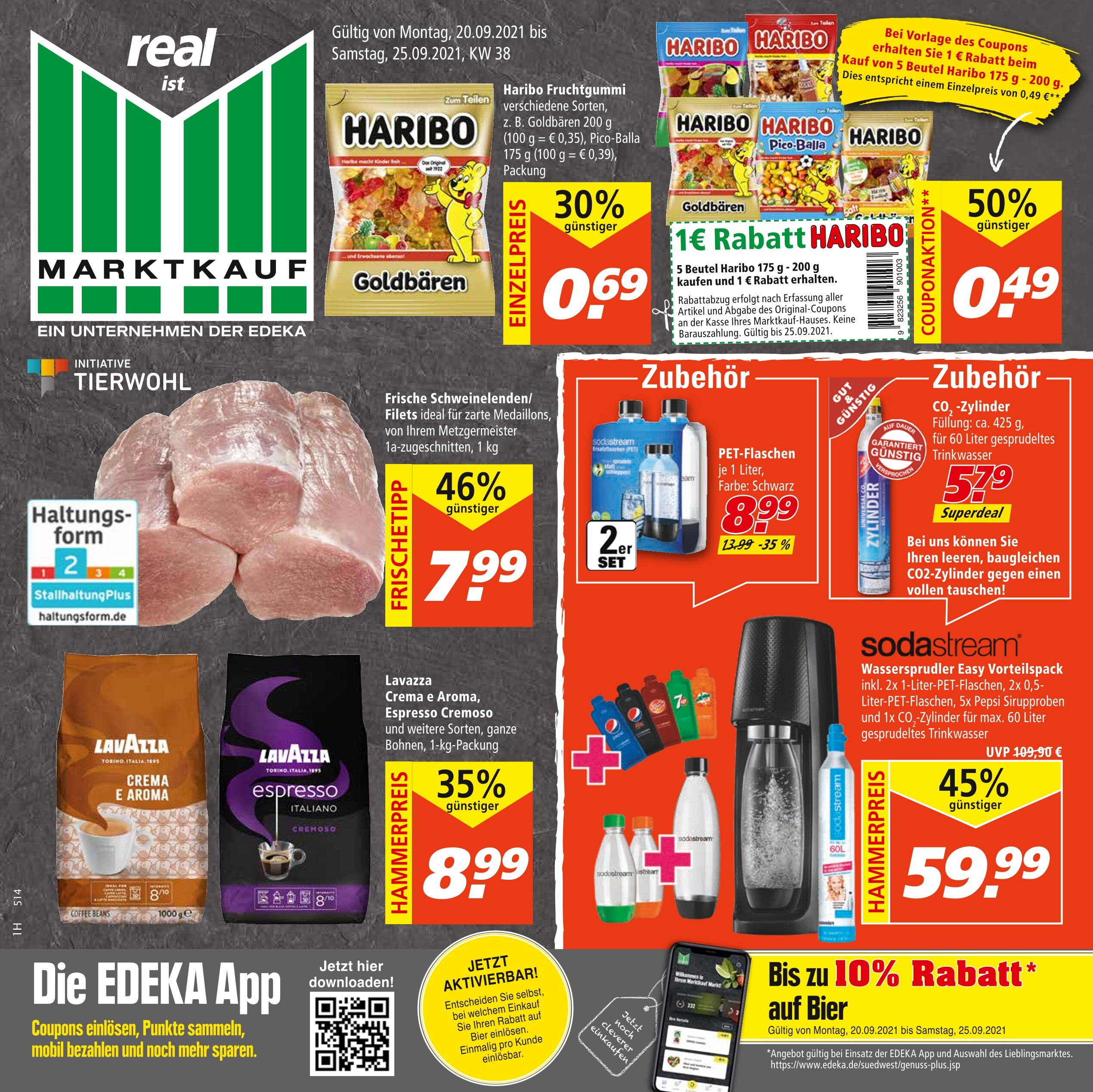 Marktkauf Prospekt für Hohenentringen mit 48 Seiten Marktkauf Prospekt für Hohenentringen: "Aktuelle Angebote", 48 Seiten, 20.09.2021 - 25.09.2021