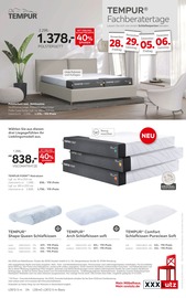 Aktueller XXXLutz Möbelhäuser Prospekt mit Kissen, "DIE ZUKUNFT DES SCHLAFENS BEGINNT JETZT.", Seite 4