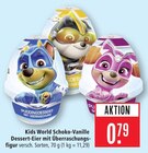 Kids World Schoko-Vanille Dessert-Eier mit Überraschungsfigur Angebote bei Marktkauf Heilbronn für 0,79 €