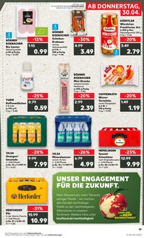 Bier im Kaufland Prospekt "Aktuelle Angebote" mit 62 Seiten (Cuxhaven)