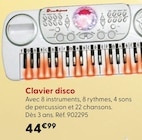 Clavier disco en promo chez La Grande Récré Clavier disco dans le catalogue La Grande Récré