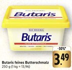 Feines Butterschmalz im Angebot bei E center in Ulm Feines Butterschmalz Angebote von Butaris bei E center Ulm für 3,49 €