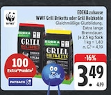 WWF Grill Briketts Angebote von EDEKA zuhause bei EDEKA Gera für 3,49 €