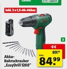 Aktuelle Bohrmaschine Angebote bei Hagebaumarkt in Rostock Aktuelles Akku-Bohrschrauber „EasyDrill 1200“ Angebot bei Hagebaumarkt in Rostock ab 84,99 €
