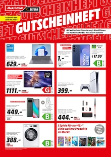 Waschmaschine im MediaMarkt Saturn Prospekt "GUTSCHEINHEFT" mit 12 Seiten (Mönchengladbach)