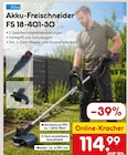 Akku-Freischneider FS 18-401-30 im Angebot bei Netto Marken-Discount in Duisburg Akku-Freischneider FS 18-401-30 Angebote bei Netto Marken-Discount Duisburg für 114,99 €