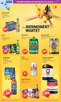 Bier im Getränke Hoffmann Prospekt "Aktuelle Angebote" mit 8 Seiten (Detmold)