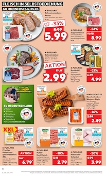 Fleisch im Kaufland Prospekt "Aktuelle Angebote" mit 51 Seiten (Karlsruhe)