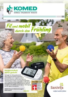 Blutdruckmessgerät im KoMed Medical Vertriebs GmbH & Co KG Hauptverwaltung Prospekt "Fit und mobil durch den Frühling" mit 6 Seiten (Trier)