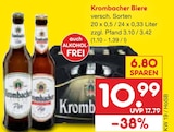 Biere Angebote von Krombacher bei Netto Marken-Discount Peine für 10,99 €