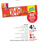 Chocolat au lait - KitKat en promo chez U Express Chocolat au lait - KitKat dans le catalogue U Express