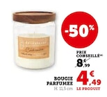 Bougie parfumée en promo chez Super U Aix-les-Bains à 4,49 €