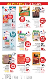 Promos Jambon Cru dans le catalogue "SUPER U" de Super U Jambon Cru en promo dans le catalogue Super U à la page 26