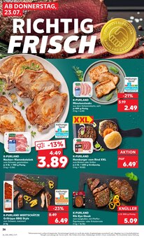 Grillfleisch im Kaufland Prospekt "Hier bin ich richtig" mit 56 Seiten (Moers)