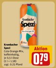 Aktuelle Krombacher Angebote bei REWE in Filderstadt Aktuelles Spezi Angebot bei REWE in Filderstadt ab 0,79 €