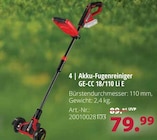Akku-Fugenreiniger GE-CC 18/110 Li E im Dehner Garten-Center Prospekt Akku-Fugenreiniger GE-CC 18/110 Li E von im aktuellen Dehner Garten-Center Prospekt für 79,99 €