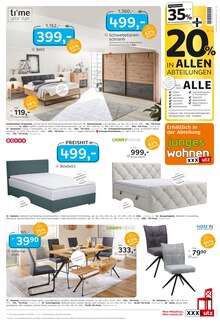 Bett im aktuellen XXXLutz Möbelhäuser Prospekt (Krefeld) Bett im XXXLutz Möbelhäuser Prospekt "JUBILÄUM" mit 28 Seiten (Krefeld)