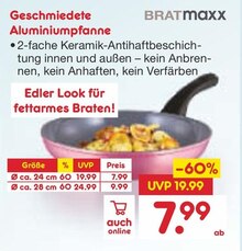 Geschmiedete Aluminiumpfanne bei Netto Marken-Discount in Halle Geschmiedete Aluminiumpfanne im Angebot bei Netto Marken-Discount Halle für 7,99 €