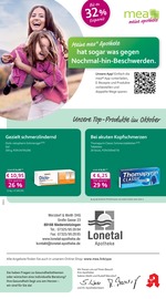 mea - meine apotheke Apotheken Prospekt der aktuellen Woche mit 4 Seiten, gültig von 01.10.2025 bis 31.10.2025, in Niederstotzingen und Umgebung Aktueller mea - meine apotheke Apotheken Prospekt in Niederstotzingen und Umgebung, "Unsere Oktober-Angebote" mit 4 Seiten, 01.10.2025 - 31.10.2025
