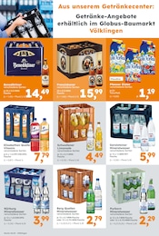 Gerolsteiner im Globus-Baumarkt Prospekt in Völklingen Aktueller Globus-Baumarkt Prospekt mit Gerolsteiner, "Immer eine Idee besser", Seite 12