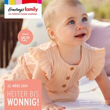 Babykleidung im Ernstings family Prospekt "HEITER BIS WONNIG!" mit 24 Seiten (Frankfurt (Main))