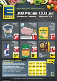 EDEKA Prospekt für Würzburg mit 10 Seiten EDEKA Prospekt "Wir lieben Lebensmittel!" für Würzburg, 10 Seiten, 14.07.2025 - 19.07.2025