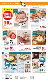 Promotion Jambon Cru dans le prospectus Hyper U, valable du 04/11/2025 au 16/11/2025 Promo Jambon Cru dans le catalogue Hyper U du moment à la page 44