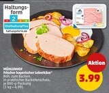 Frischer bayerischer Leberkäse im Angebot bei Penny in Goslar Frischer bayerischer Leberkäse Angebote von MÜHLENHOF bei Penny Goslar für 3,99 €
