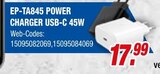EP-TA845 Power Charger USB-C 45W bei expert im Prospekt "" für 17,99 €