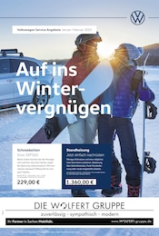 Aktueller Volkswagen Prospekt, "Auf ins Wintervergnügen", mit Angeboten der Woche, gültig von 01.01.2025 bis 01.01.2025