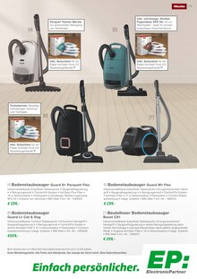 Staubsauger im aktuellen EP: Prospekt (Hildesheim) Staubsauger im EP: Prospekt "MIELE - Hausgeräte, effizient und langlebig!" mit 12 Seiten (Hildesheim)