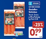 Genießer-Schinken von Gut Drei Eichen im aktuellen ALDI SÜD Prospekt für 0,99 €