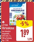 Hirtenkäse im ALDI Nord Prospekt Hirtenkäse von LYTTOS im aktuellen ALDI Nord Prospekt für 1,89 €