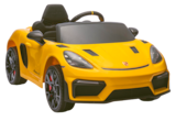 Voiture électrique Voiture électrique Porsche Spyder 12V jaune - LA GRANDE RÉCRÉ en promo chez La Grande Récré Voiture électrique Voiture électrique Porsche Spyder 12V jaune - LA GRANDE RÉCRÉ dans le catalogue La Grande Récré