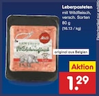 Leberpasteten mit Wildfleisch Angebote bei Netto Marken-Discount Bottrop für 1,29 €