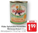 Feinmildes Weinsauerkraut Angebote von Spitzbüble bei E center Esslingen für 1,99 €