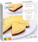 Cheesecake au citron - PICARD en promo chez Picard Cheesecake au citron - PICARD dans le catalogue Picard