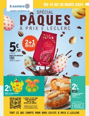 Catalogue Supermarchés E.Leclerc en cours à Louvroil et alentours, "Spécial Pâques à prix E.Leclerc", 72 pages, 19/03/2024 - 30/03/2024